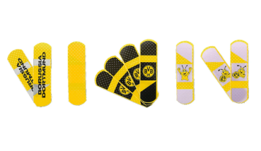 Preview: Borussia Dortmund - BVB Pflaster 10er Set